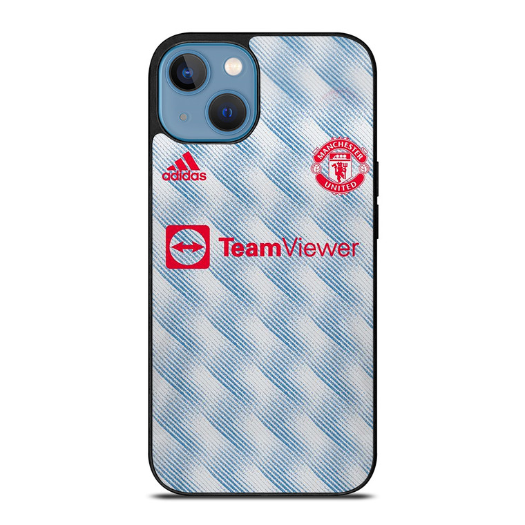 MANCHESTER UNITED 2021 AWAY JERSEY iPhone 13 Case Cover MANCHESTER UNITED 2021 AWAY JERSEY iPhone 13 Case Cover