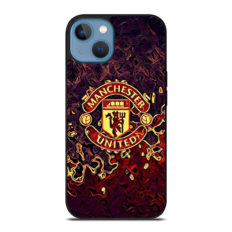 MANCHESTER UNITED LOGO FAN ART iPhone 13 Case Cover