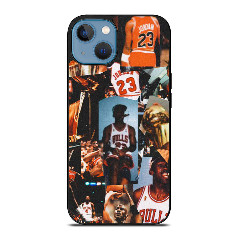 MICHAEL JORDAN RETRO COLLAGE iPhone 13 Case Cover MICHAEL JORDAN RETRO COLLAGE iPhone 13 Case Cover
