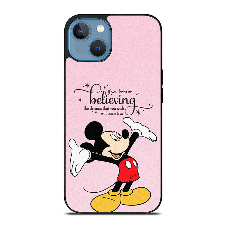 MICKEY MOUSE DISNEY QUOTES iPhone 13 Case Cover