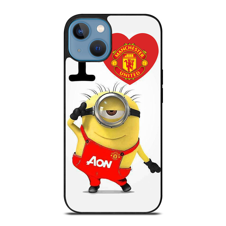MINIONS LOVE MANCHESTER UNITED iPhone 13 Case Cover