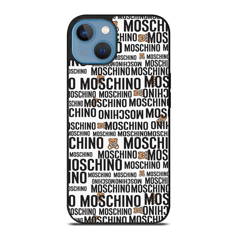 MOSCHINO ABSTRACT LOGO iPhone 13 Case Cover