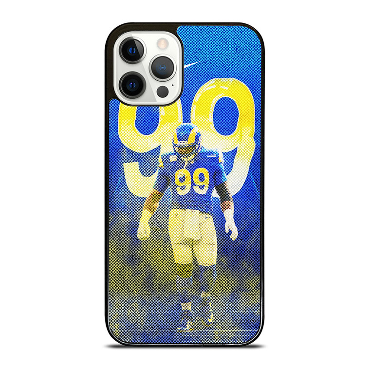 AARON DONALD 99 LOS ANGELES RAMS NFL FOOTBALL iPhone 12 Pro Case Cover