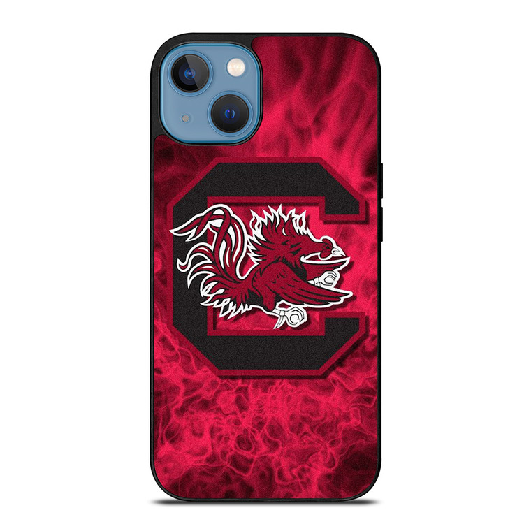 SOUTH CAROLINA GAMECOCKS FOOTBALL LOGO iPhone 13 Case Cover