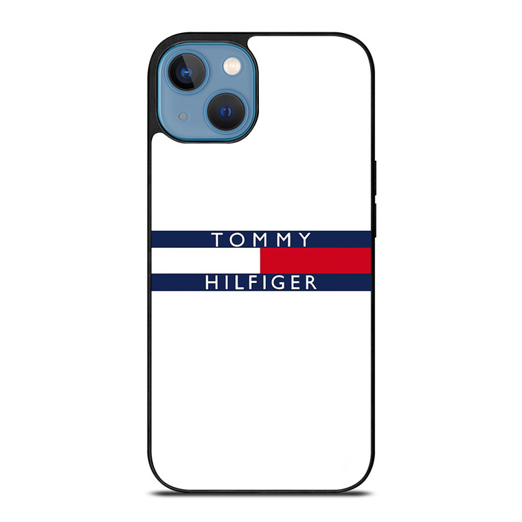 TOMMY HILFIGER WHITE iPhone 13 Case Cover