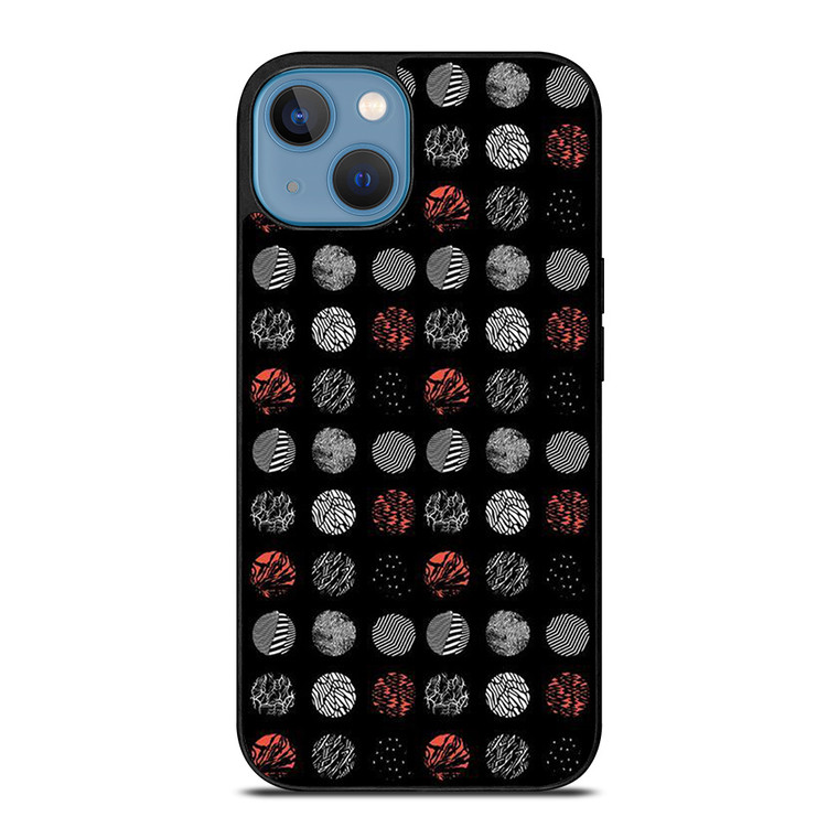 TWENTY ONE PILOTS BLURRYFACE PATTERN iPhone 13 Case Cover