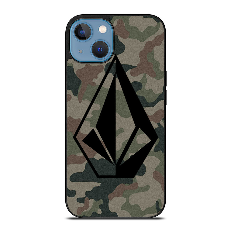 VOLCOM LOGO CAMO iPhone 13 Case Cover