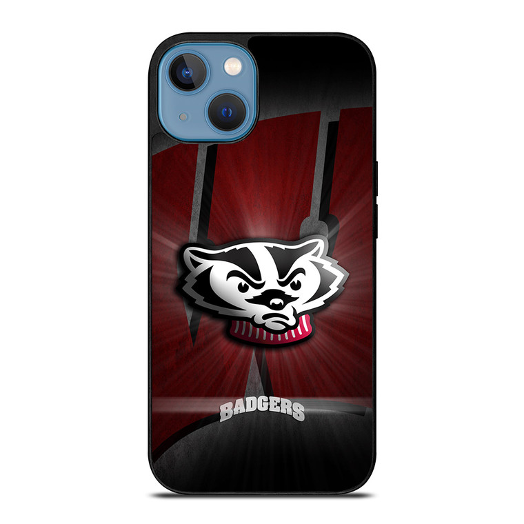 WISCONSIN BADGERS FOOTBALL LOGO iPhone 13 Case Cover