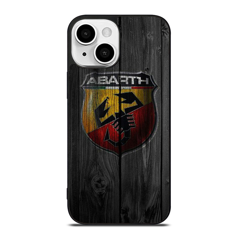 ABARTH CAR WOODEN LOGO iPhone 13 Mini Case Cover