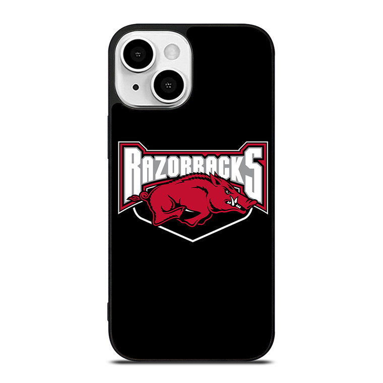 ARKANSAS RAZORBACKS FOOTBALL LOGO 2 iPhone 13 Mini Case Cover