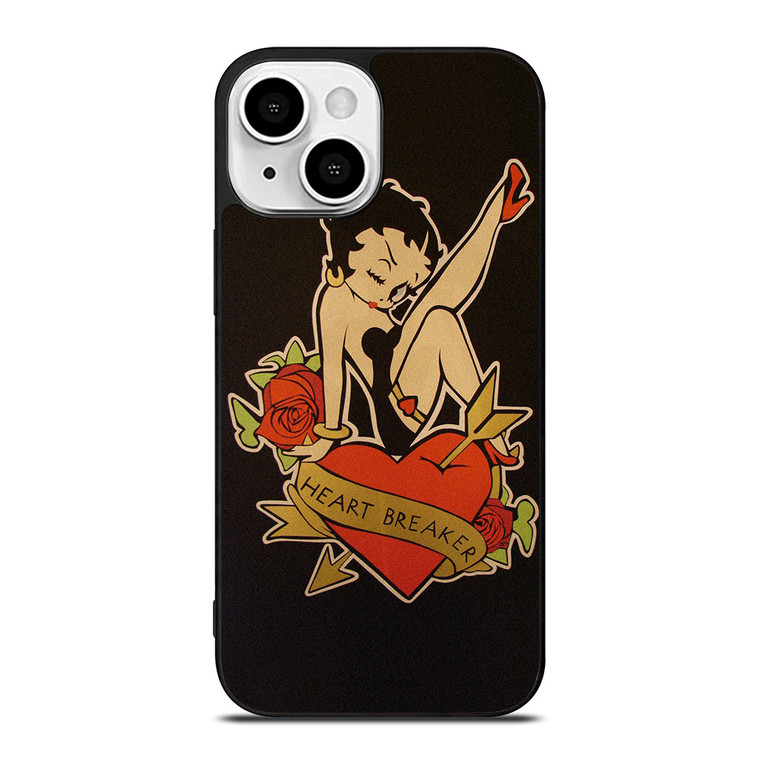 BETTY BOOP HEART BREAKER iPhone 13 Mini Case Cover
