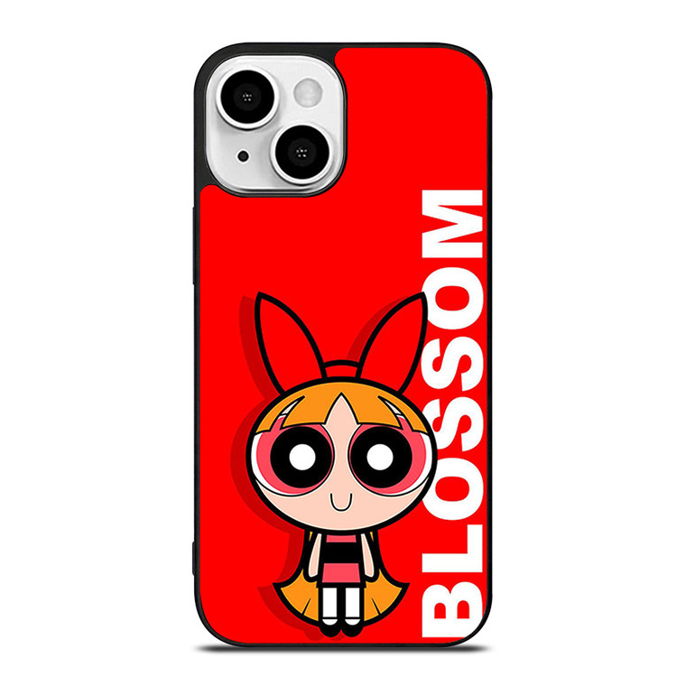 BLOSSOM THE POWERPUFF GIRLS CARTOON iPhone 13 Mini Case Cover