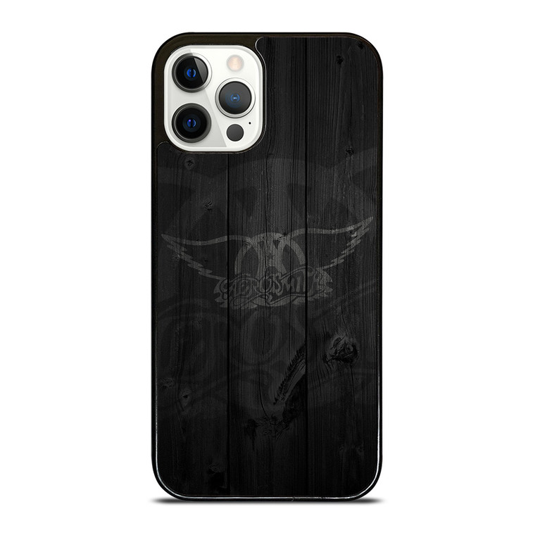 AEROSMITH ROCK BAND WOODEN LOGO iPhone 12 Pro Case Cover