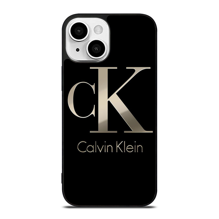 CALVIN KLEIN METAL LOGO iPhone 13 Mini Case Cover
