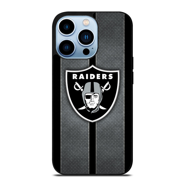 LAS VEGAS RAIDERS NFL METAL STRIPE iPhone 13 Pro Max Case Cover