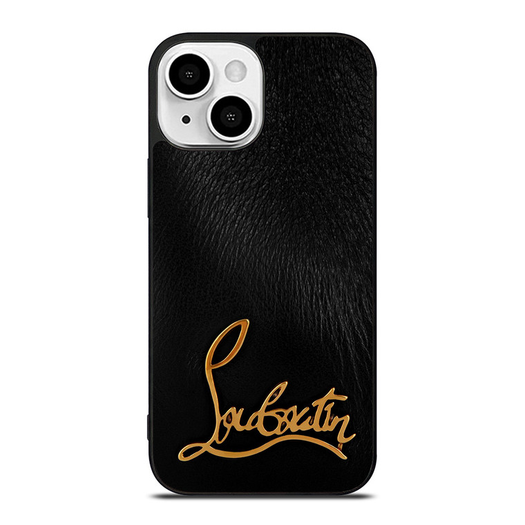 CHRISTAN LOUBOUTIN BLACK iPhone 13 Mini Case Cover