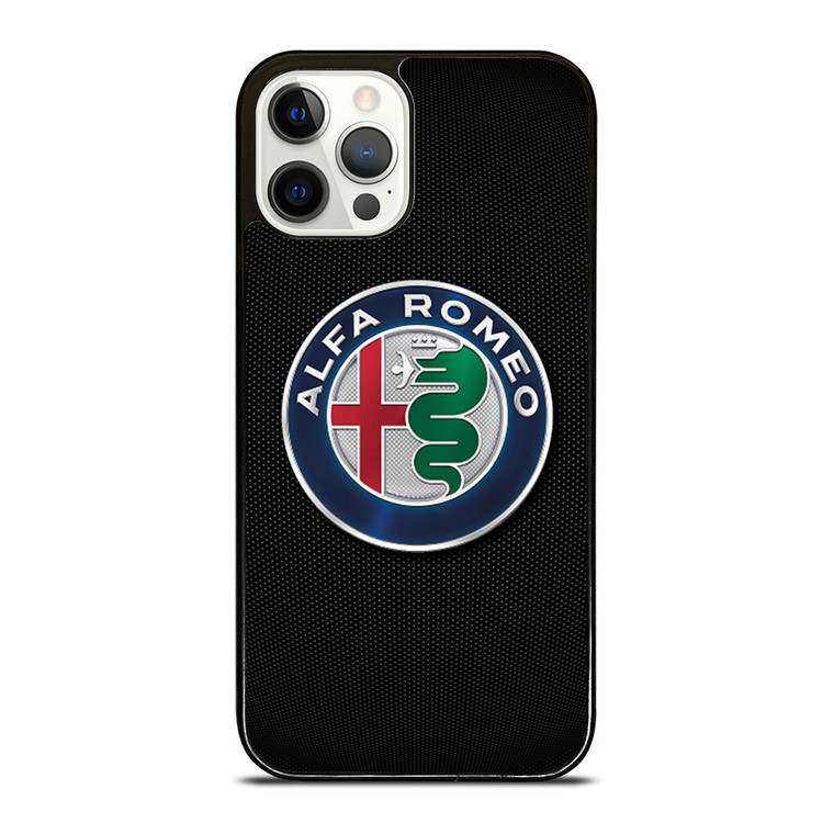 ALFA ROMEO CARBON FIBER iPhone 12 Pro Case Cover