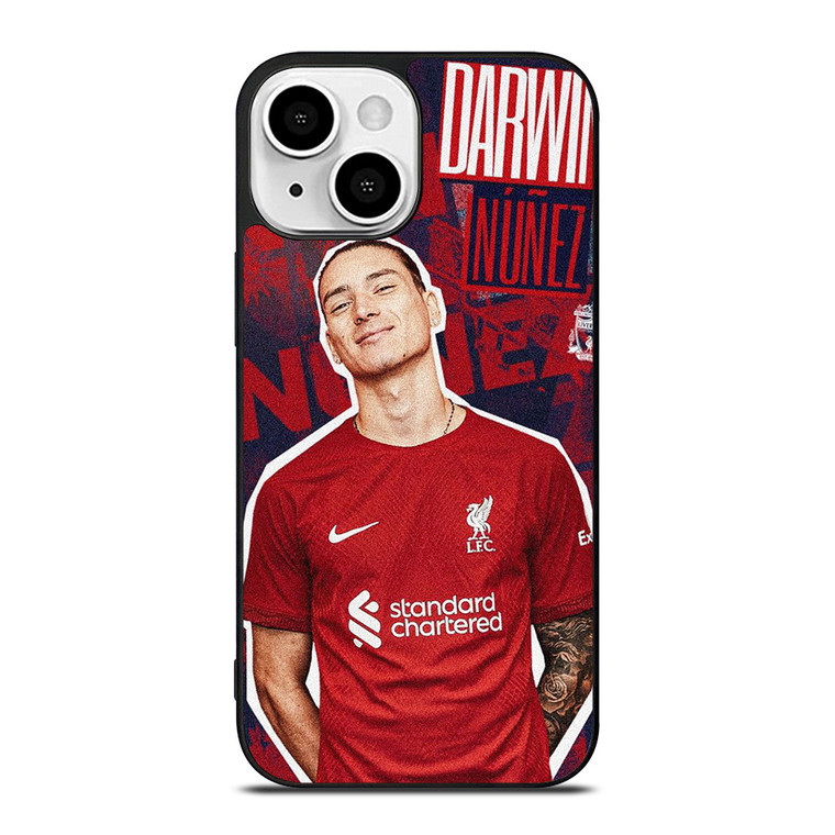 DARWIN NUNEZ LIVERPOOL FC iPhone 13 Mini Case Cover DARWIN NUNEZ LIVERPOOL FC iPhone 13 Mini Case Cover