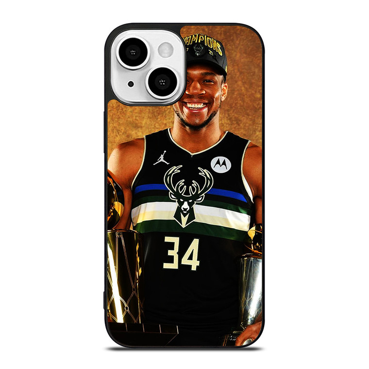 GIANNIS ANTETOKOUNMPO BUCKS 34 iPhone 13 Mini Case Cover