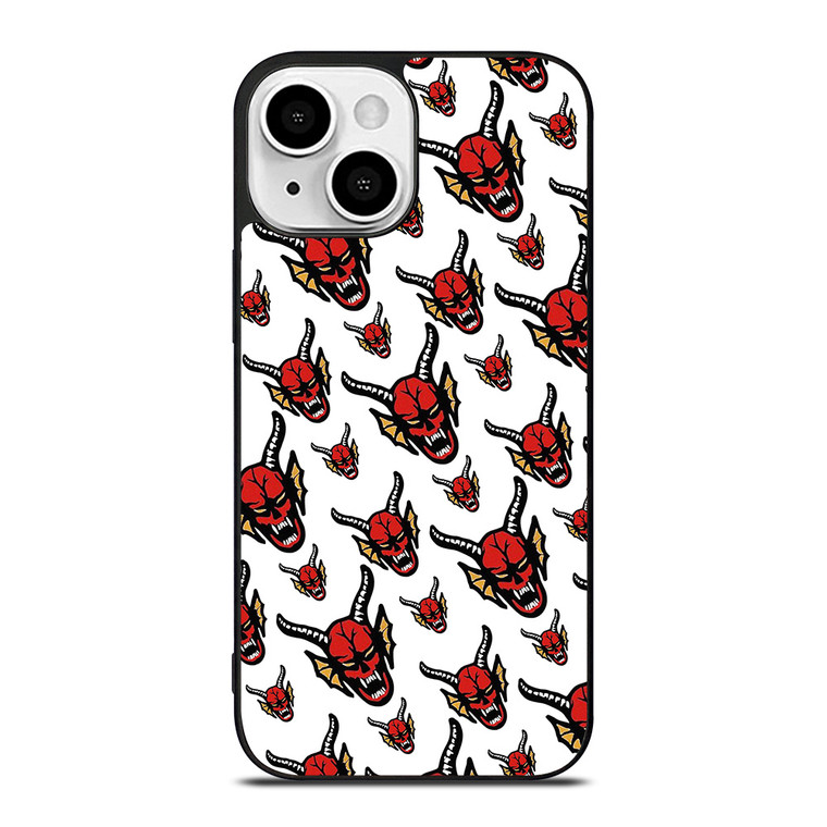 HELLFIRE CLUB STRANGER THINGS PATTERN iPhone 13 Mini Case Cover