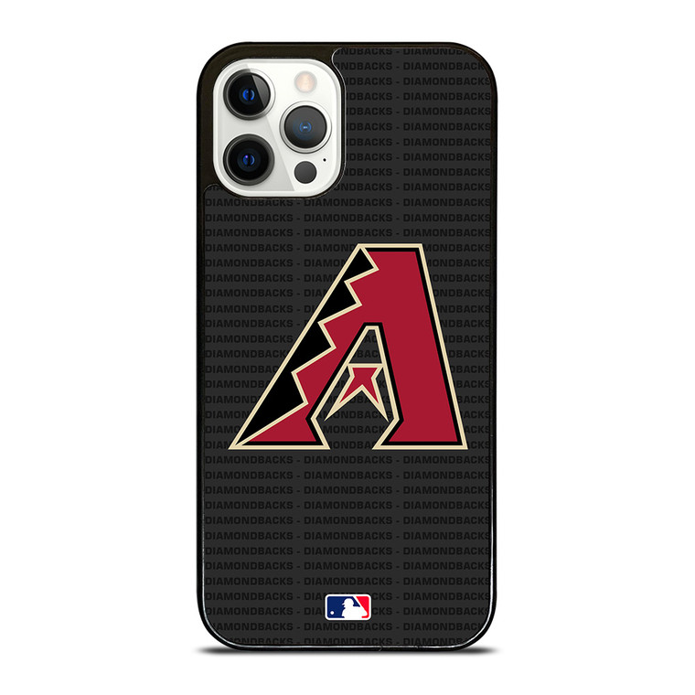 ARIZONA DIAMONDBACKS BASEBALL BLACK iPhone 12 Pro Case Cover