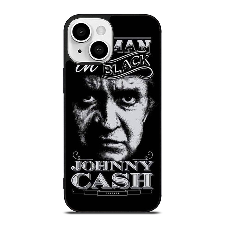 JOHNNY CASH MAN IN BLACK iPhone 13 Mini Case Cover