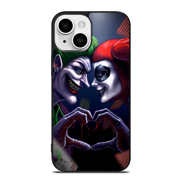JOKER LOVE HARLEY QUINN ART iPhone 13 Mini Case Cover