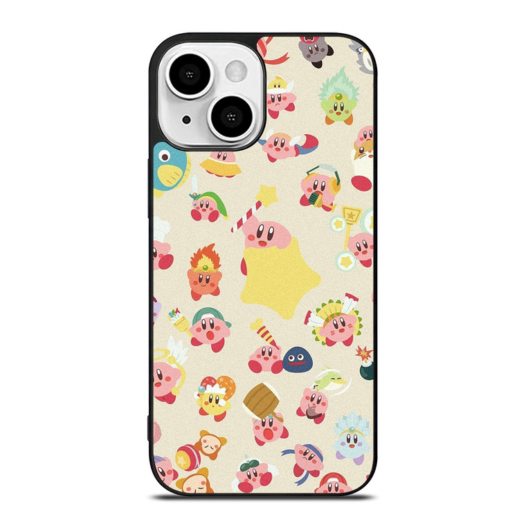 KIRBY CUTE PATTERN iPhone 13 Mini Case Cover