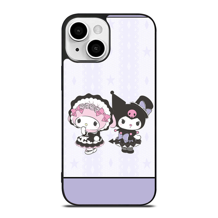 KUROMI AND MELODY ANIME iPhone 13 Mini Case Cover