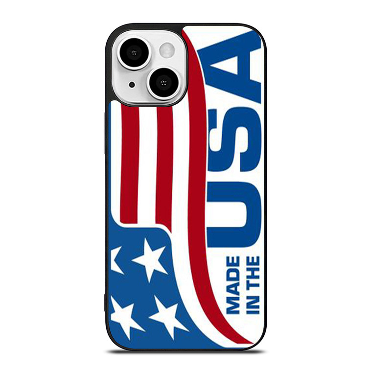 MADE IN USA LOGO iPhone 13 Mini Case Cover