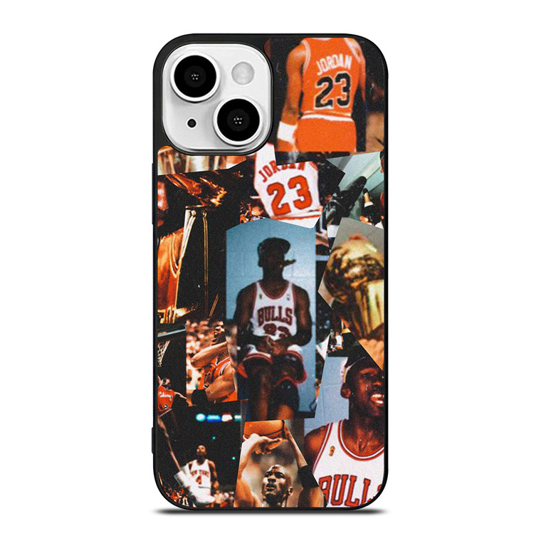 MICHAEL JORDAN RETRO COLLAGE iPhone 13 Mini Case Cover MICHAEL JORDAN RETRO COLLAGE iPhone 13 Mini Case Cover