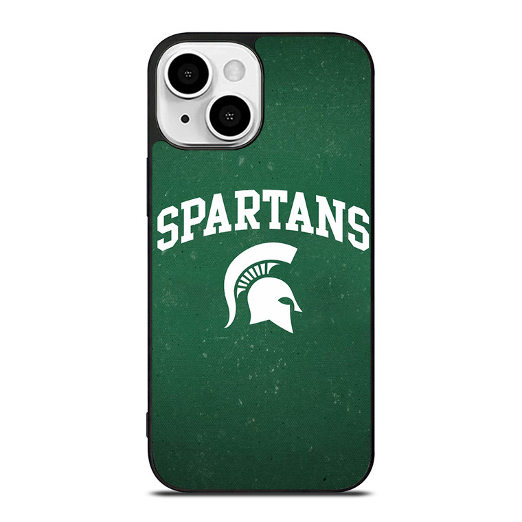 MICHIGAN STATE SPARTANS LOGO iPhone 13 Mini Case Cover MICHIGAN STATE SPARTANS LOGO iPhone 13 Mini Case Cover