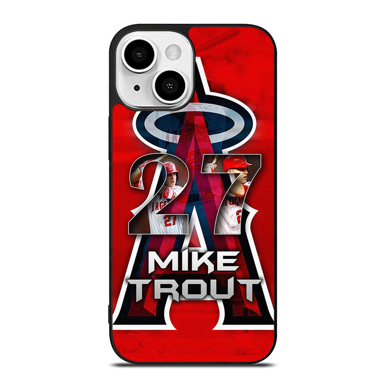 MIKE TROUT LOS ANGELES ANGELS iPhone 13 Mini Case Cover