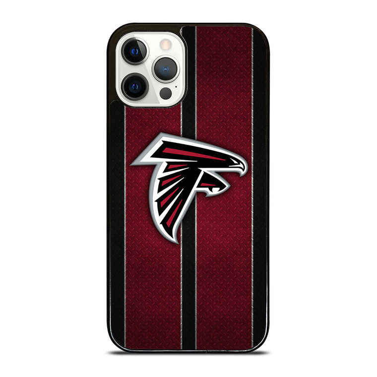 ATLANTA FALCONS NFL METAL STRIPE iPhone 12 Pro Case Cover