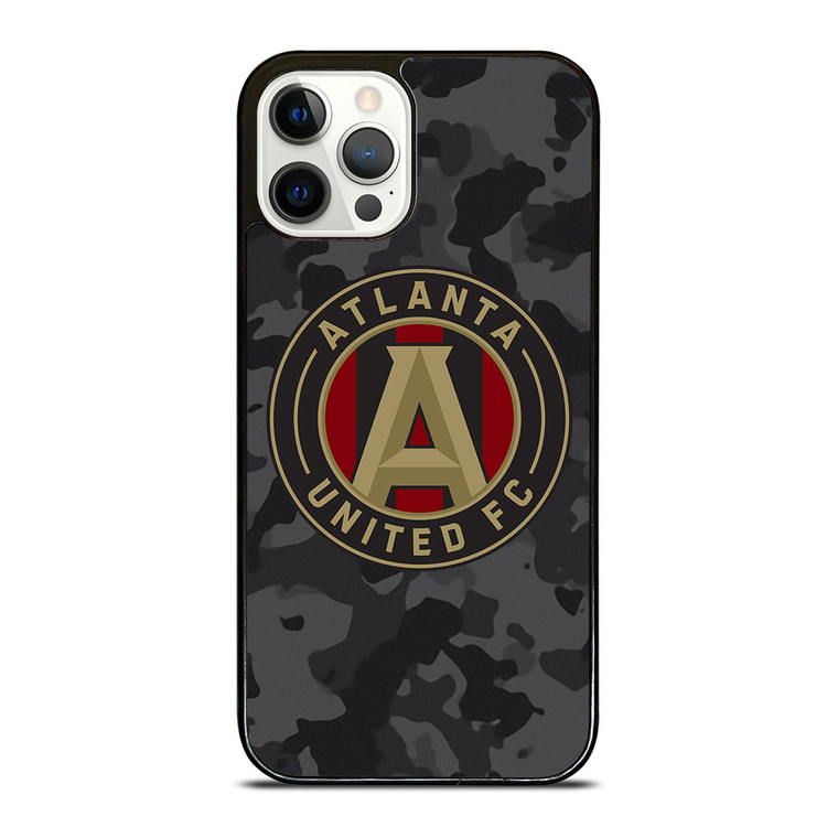 ATLANTA UNITED FC MLS BLACK CAMO iPhone 12 Pro Case Cover