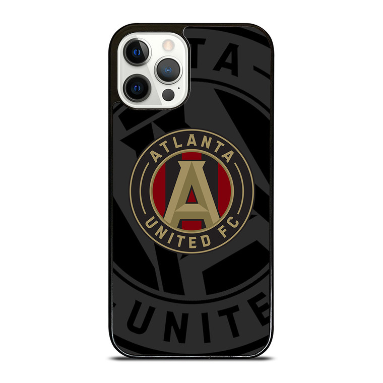 ATLANTA UNITED FC MLS BLACK iPhone 12 Pro Case Cover