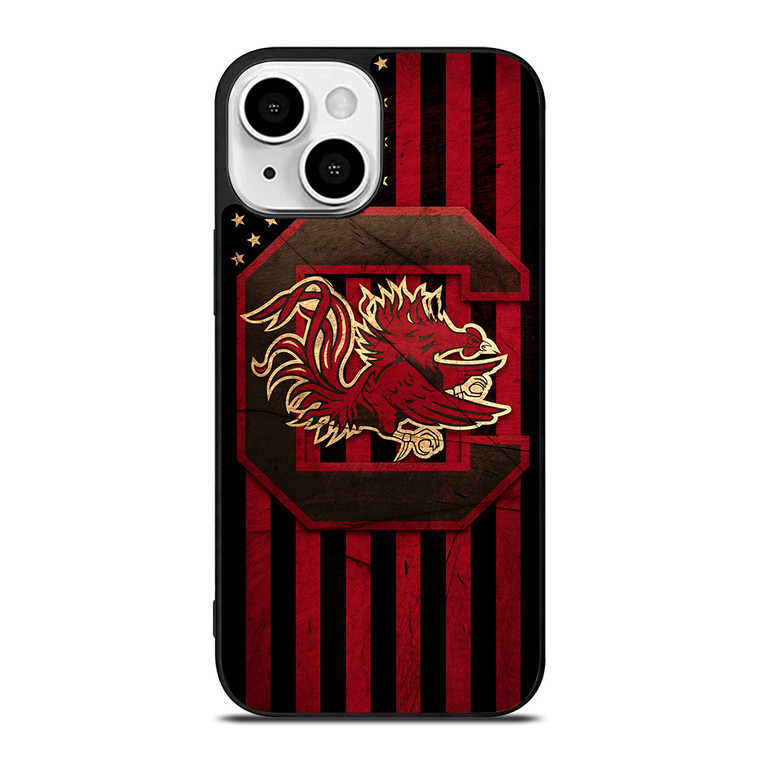 SOUTH CAROLINA GAMECOCKS FOOTBALL FLAG iPhone 13 Mini Case Cover