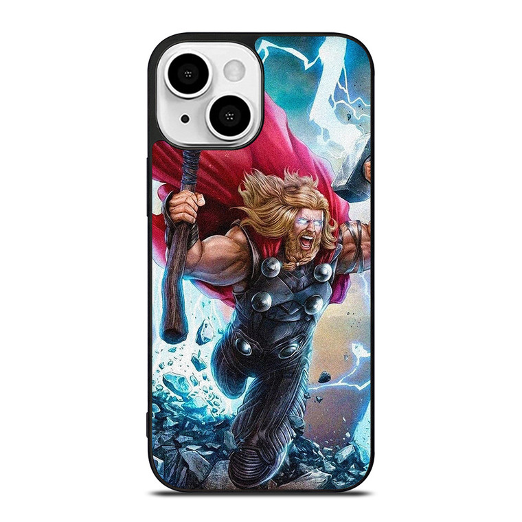 THOR COMIC ART iPhone 13 Mini Case Cover