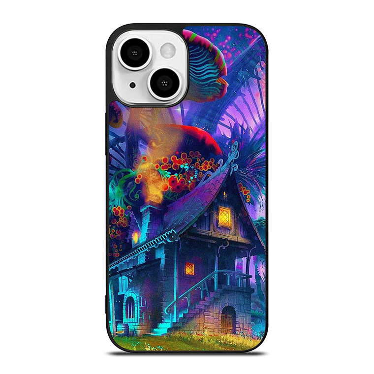 TRIPPY MUSHROOM PSYCHEDELIC iPhone 13 Mini Case Cover