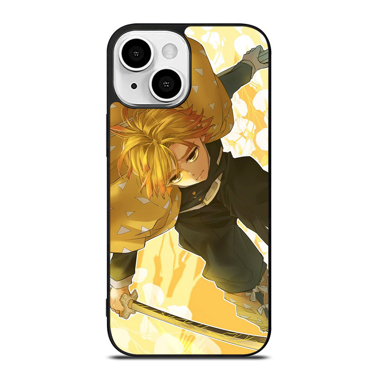 ZENITSU AGATSUMA DEMON SLAYER ANIME 2 iPhone 13 Mini Case Cover ZENITSU AGATSUMA DEMON SLAYER ANIME 2 iPhone 13 Mini Case Cover