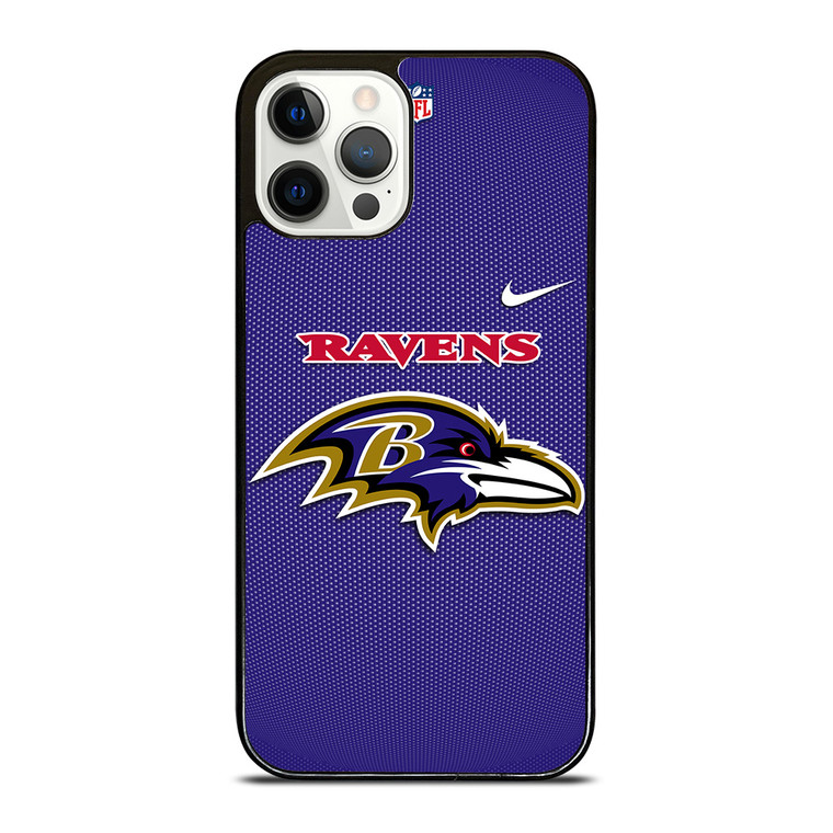 BALTIMORE RAVENS NFL FOOTBALL NIKE iPhone 12 Pro Case Cover
