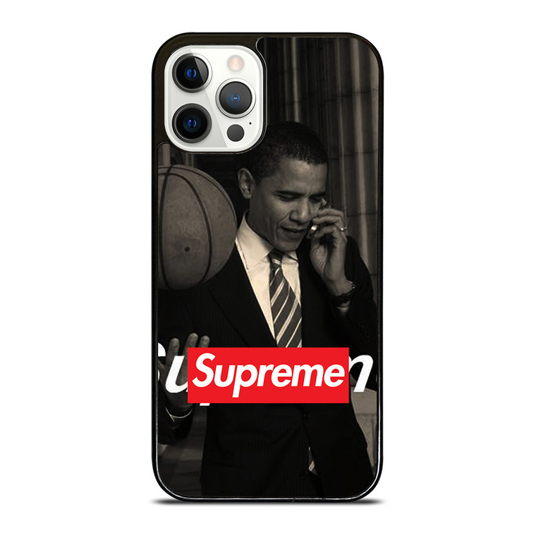 BARRACK OBAMA BASKETBALL SUPREME iPhone 12 Pro Case Cover