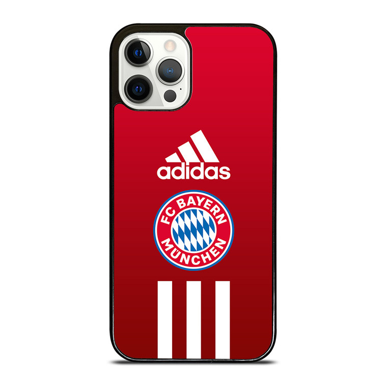 BAYERN MUNCHEN FC ADIDAS STRIPES iPhone 12 Pro Case Cover