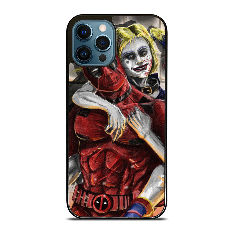 DEADPOOL HARLEY QUINN ART iPhone 12 Pro Max Case Cover