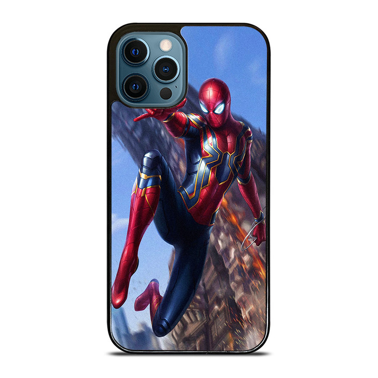 IRON SPIDER SUPERHERO iPhone 12 Pro Max Case Cover