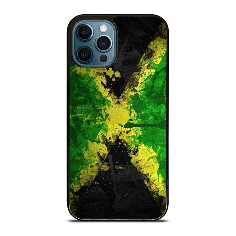 JAMAICAN FLAG SPLASH iPhone 12 Pro Max Case Cover