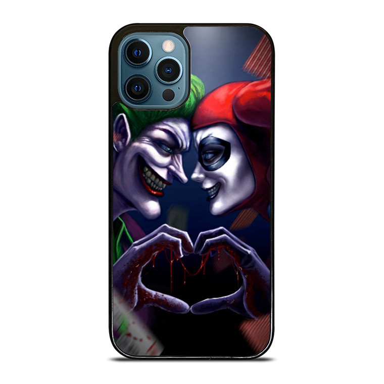 JOKER LOVE HARLEY QUINN ART iPhone 12 Pro Max Case Cover