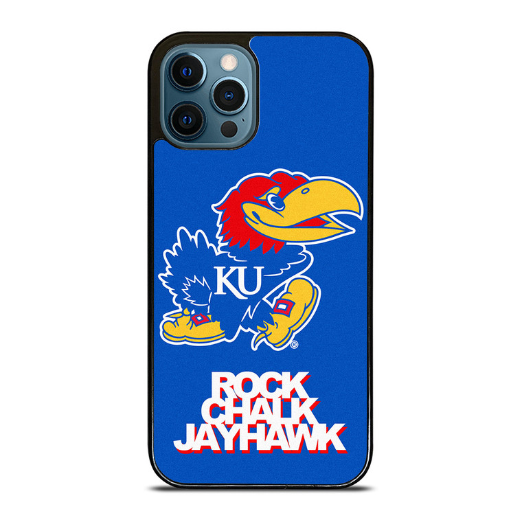 KANSAS JAYHAWKS ROCK CHALK iPhone 12 Pro Max Case Cover