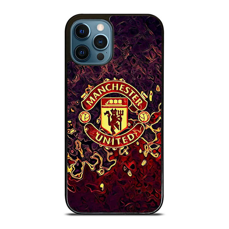 MANCHESTER UNITED LOGO FAN ART iPhone 12 Pro Max Case Cover