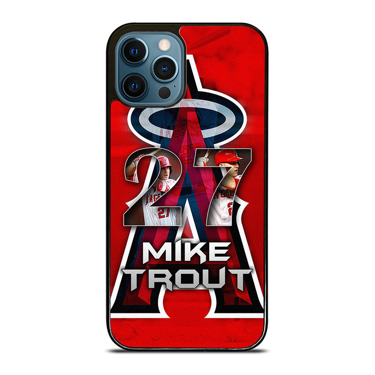 MIKE TROUT LOS ANGELES ANGELS iPhone 12 Pro Max Case Cover